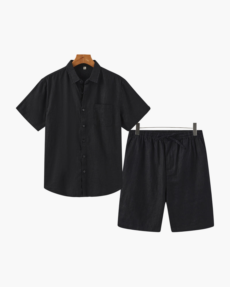 Completo in lino (pantaloncini)