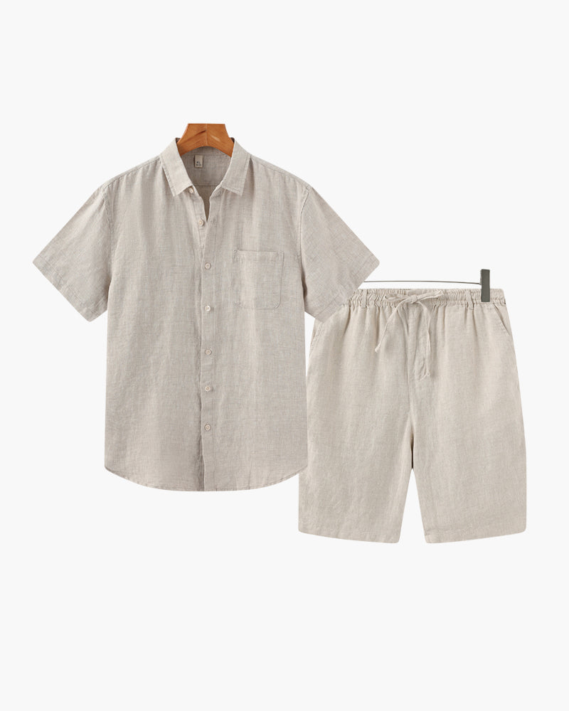 Completo in lino (pantaloncini)